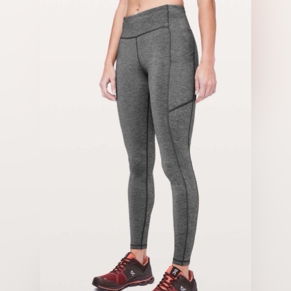 Lululemon Athletica Heather Gray Leggings
